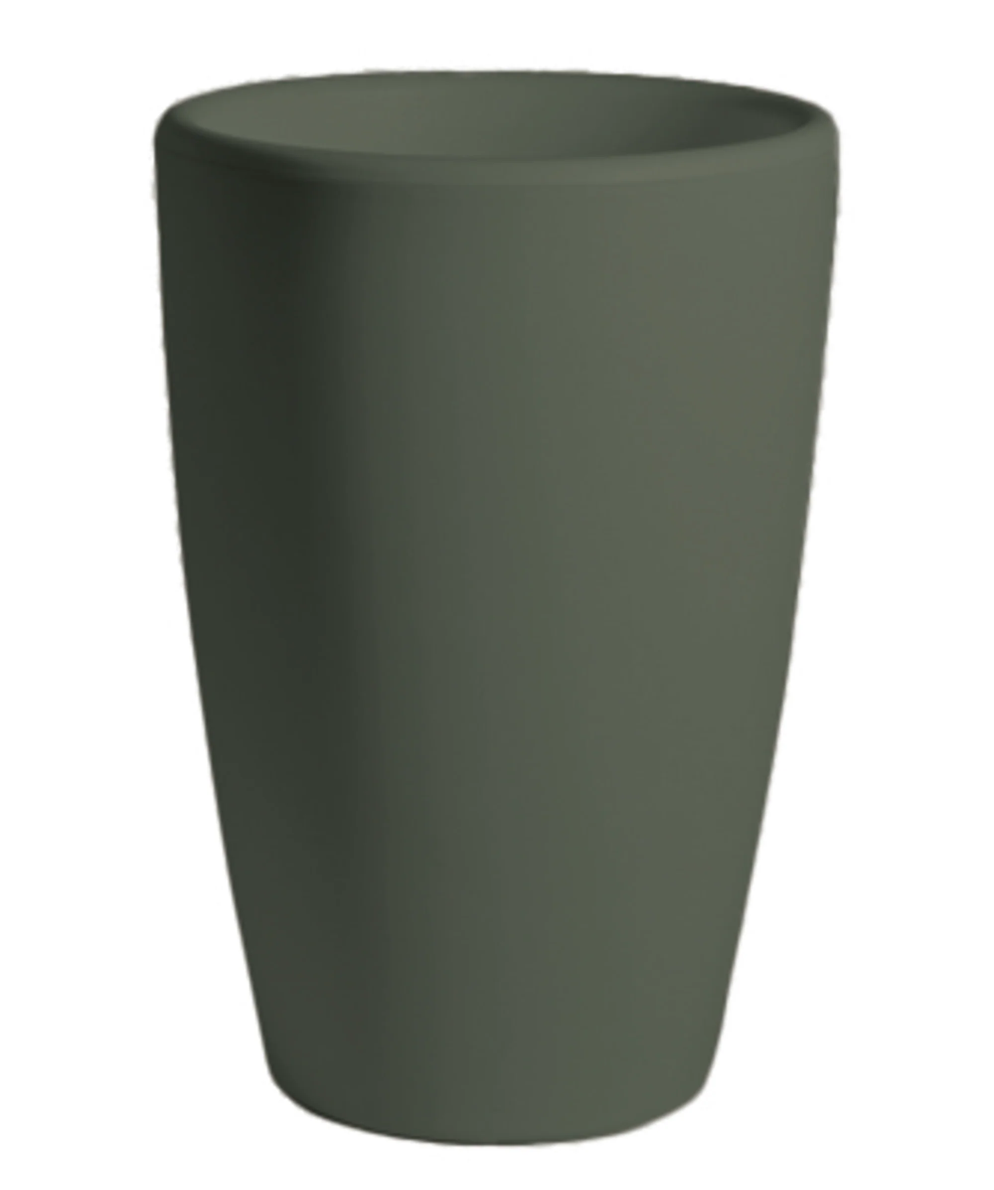Buiten bloempot Essence 45xh66,5 cm Vase Olive Green kunststof
