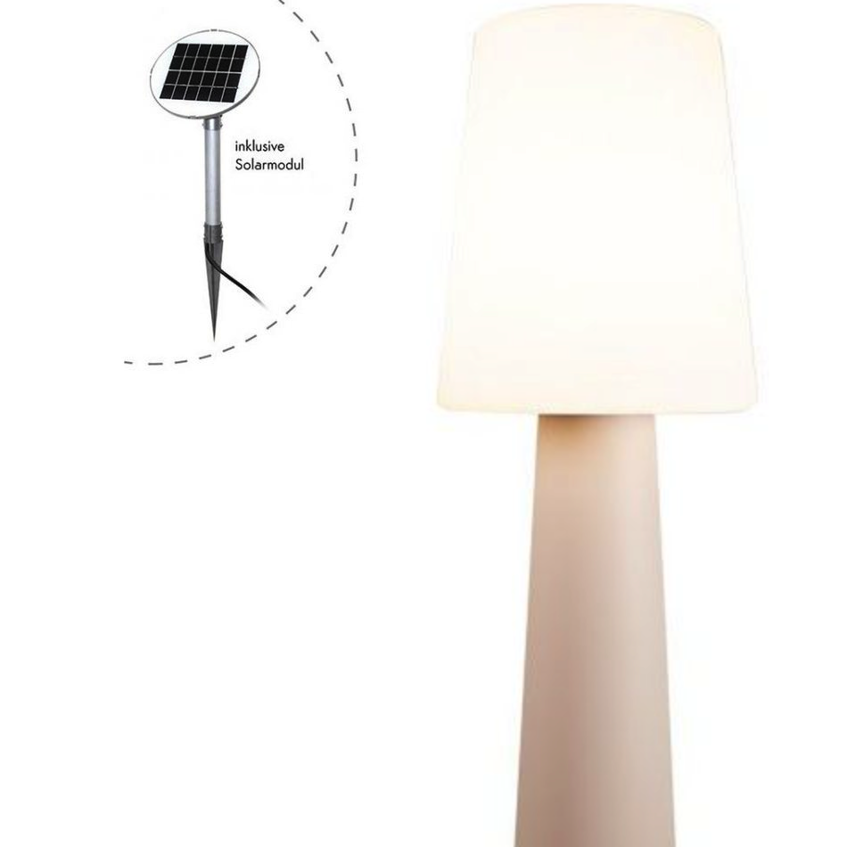 8 Seasons Design Nr.1 Rosa 160 cm Solar LED buitenverlichting staande lamp