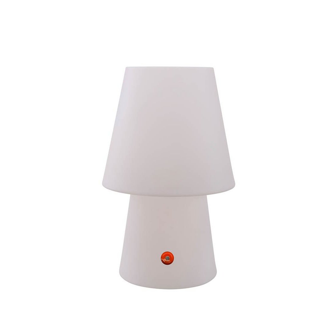 8 Seasons Design Nr.1 wit 30 cm tafellamp LED draadloos oplaadbaar buitenverlichting staande lamp