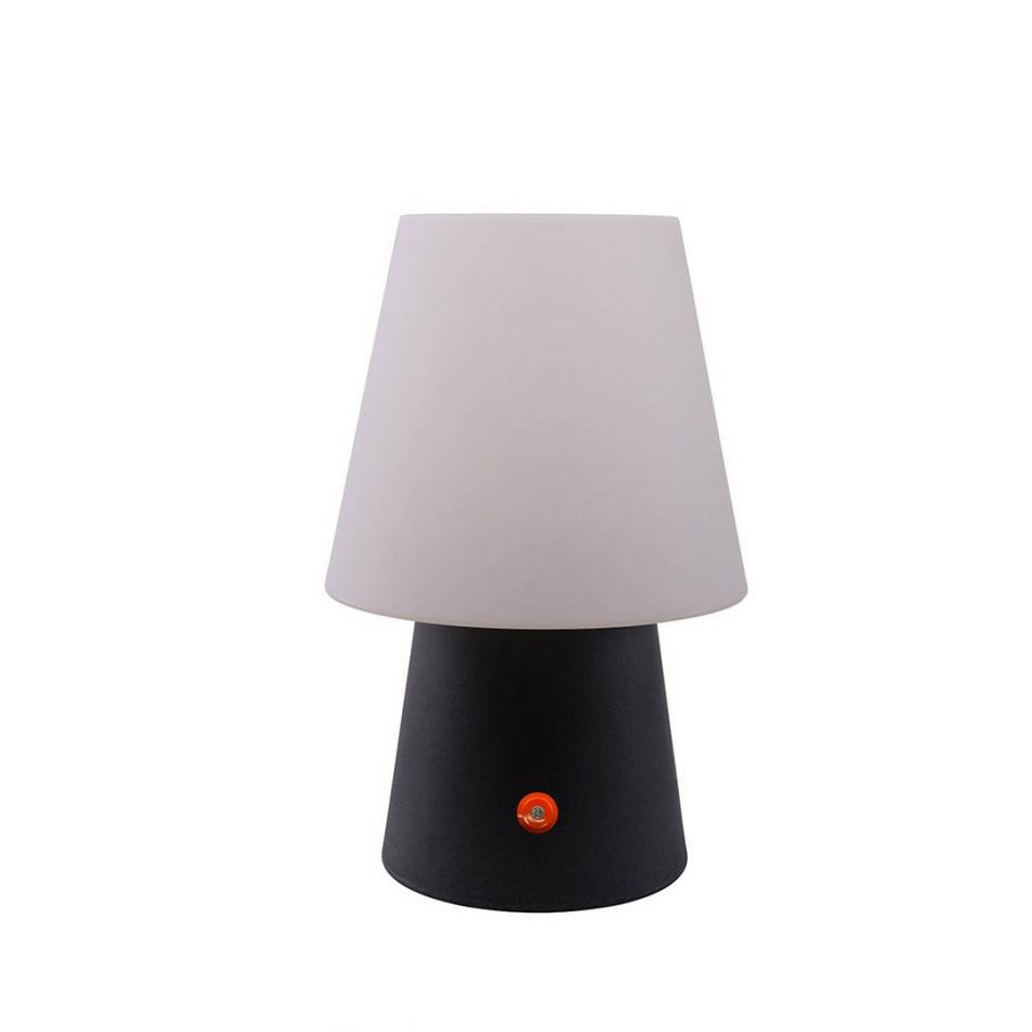 8 Seasons Design Nr.1 antraciet 30 cm tafellamp LED draadloos oplaadbaar buitenverlichting staande lamp