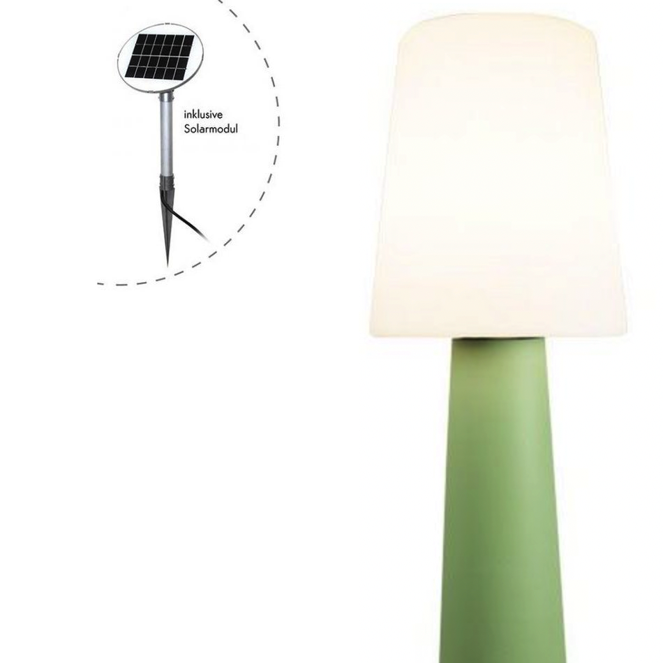 8 Seasons Design Nr.1 Mint 160 cm Solar LED buitenverlichting staande lamp