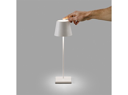 Faro TOC LED tafellamp voor buiten wit 39 cm (draadloos/oplaadbaar)