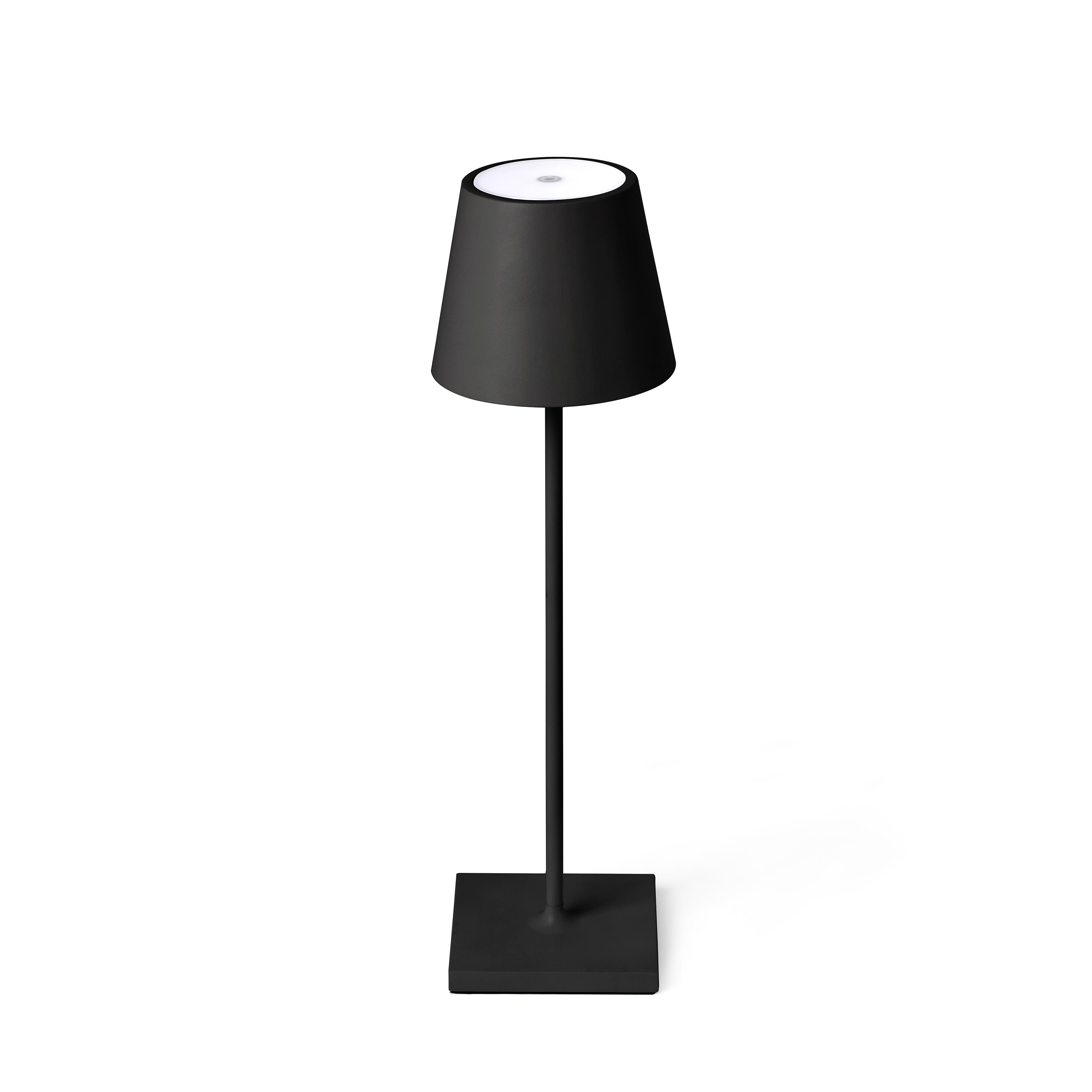 Faro TOC LED tafellamp voor buiten zwart 39 cm (draadloos/oplaadbaar)