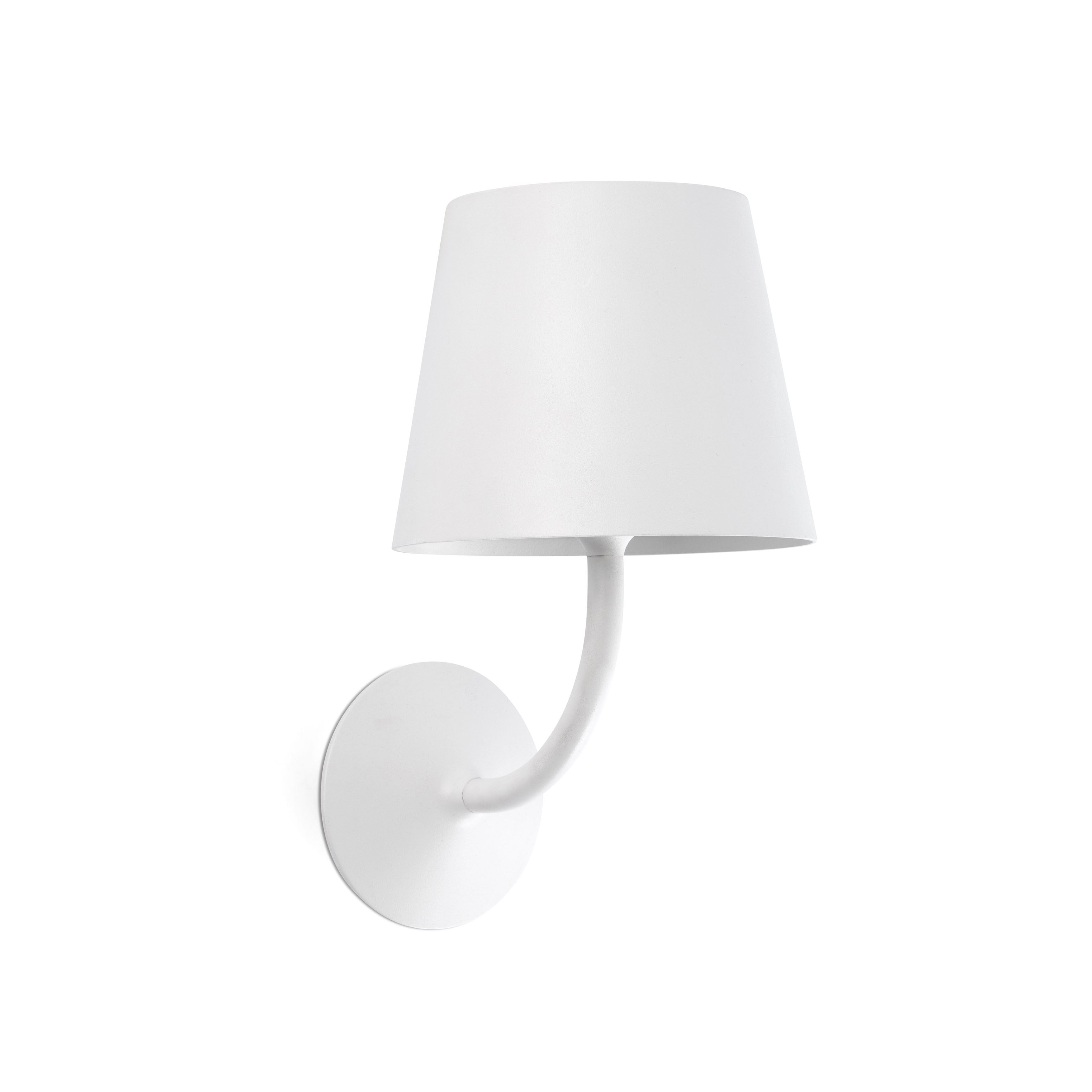 gehandicapt legering moordenaar Faro TOC wandlamp buiten wit 28,2 cm