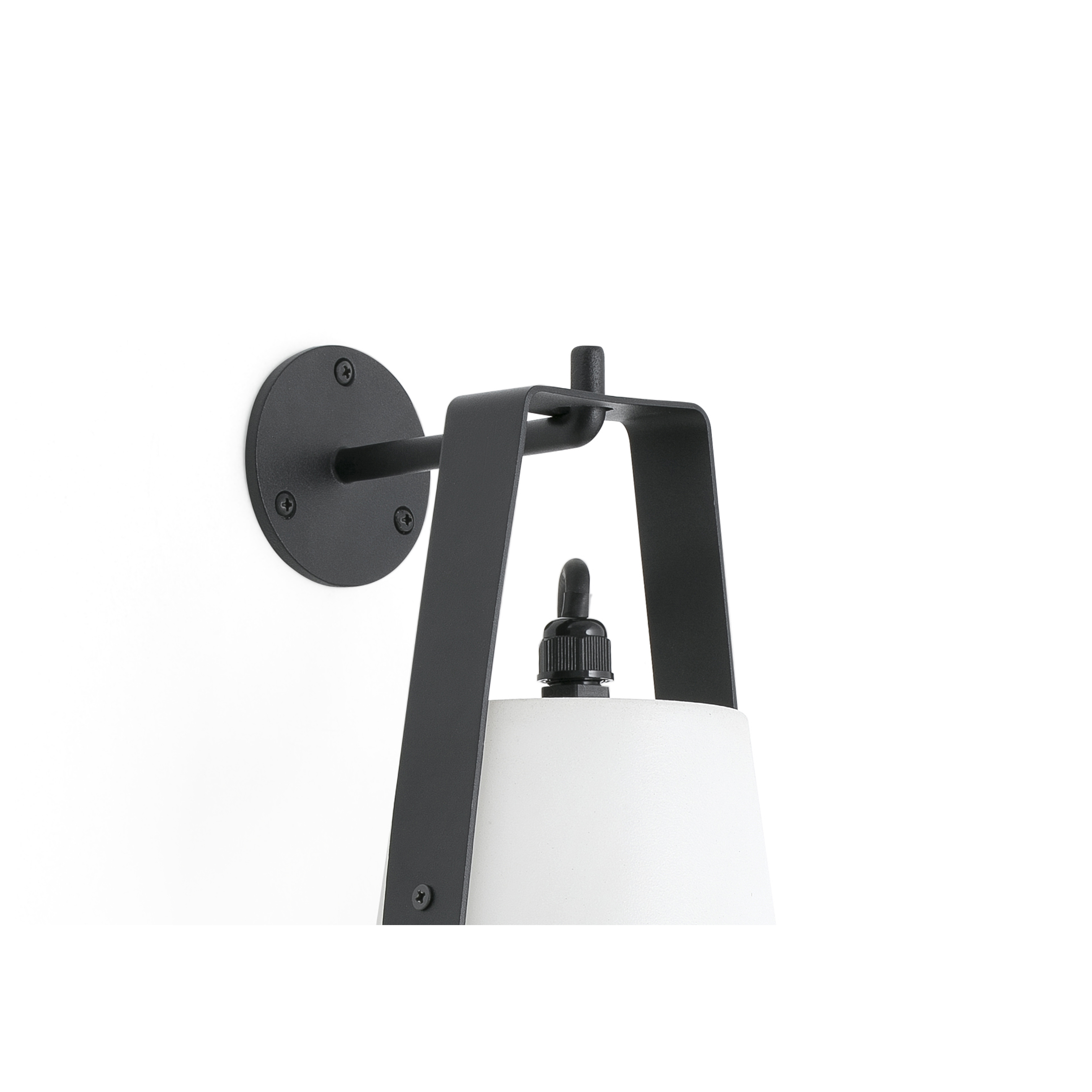 Faro CAT portable wandlamp/hanglamp zwart