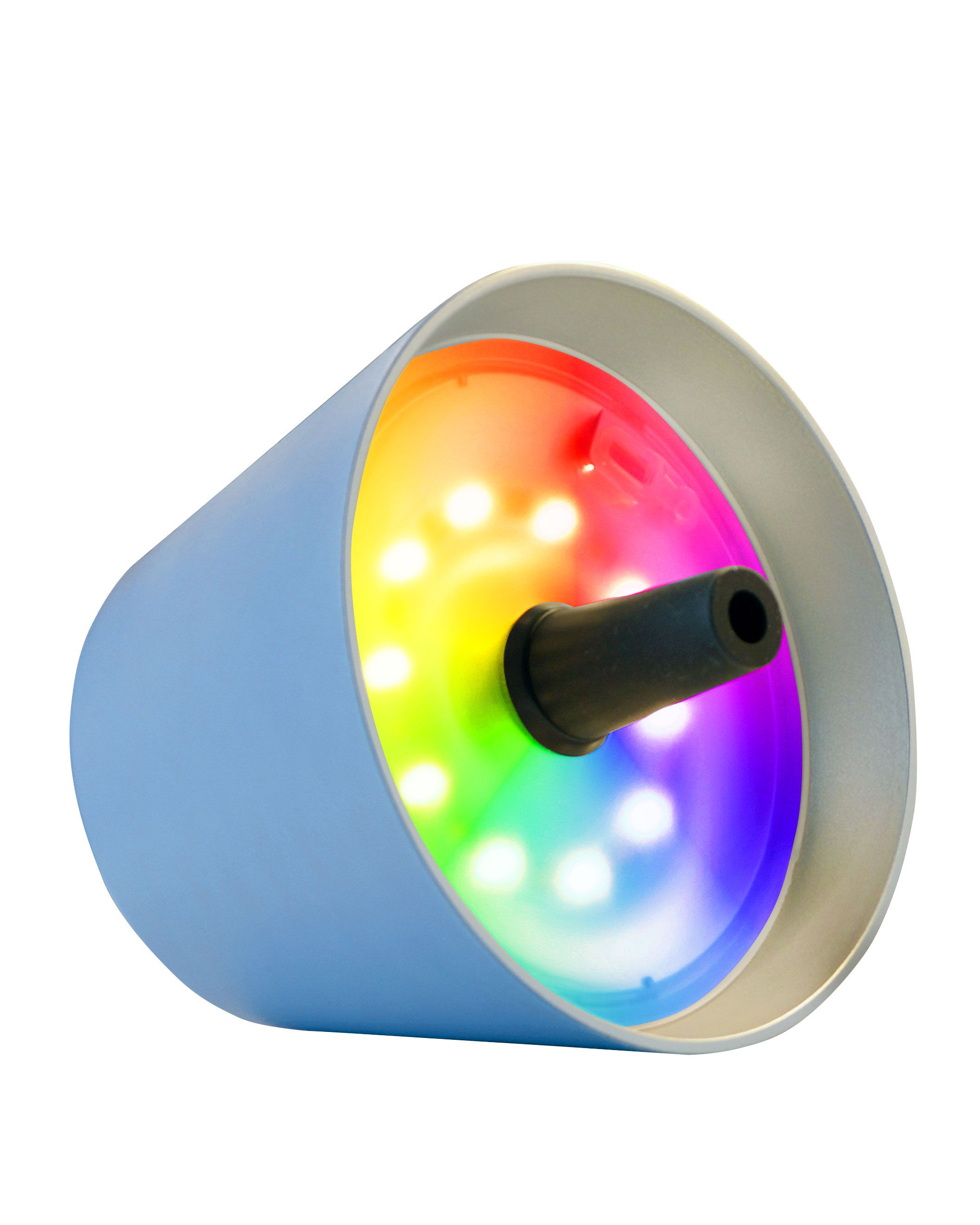 Sompex TOP LED buiten tafellamp |RBG multicolor  |oplaadbaar (accu) | Kunststof | Dimbaar | blauw | waterdicht IP44