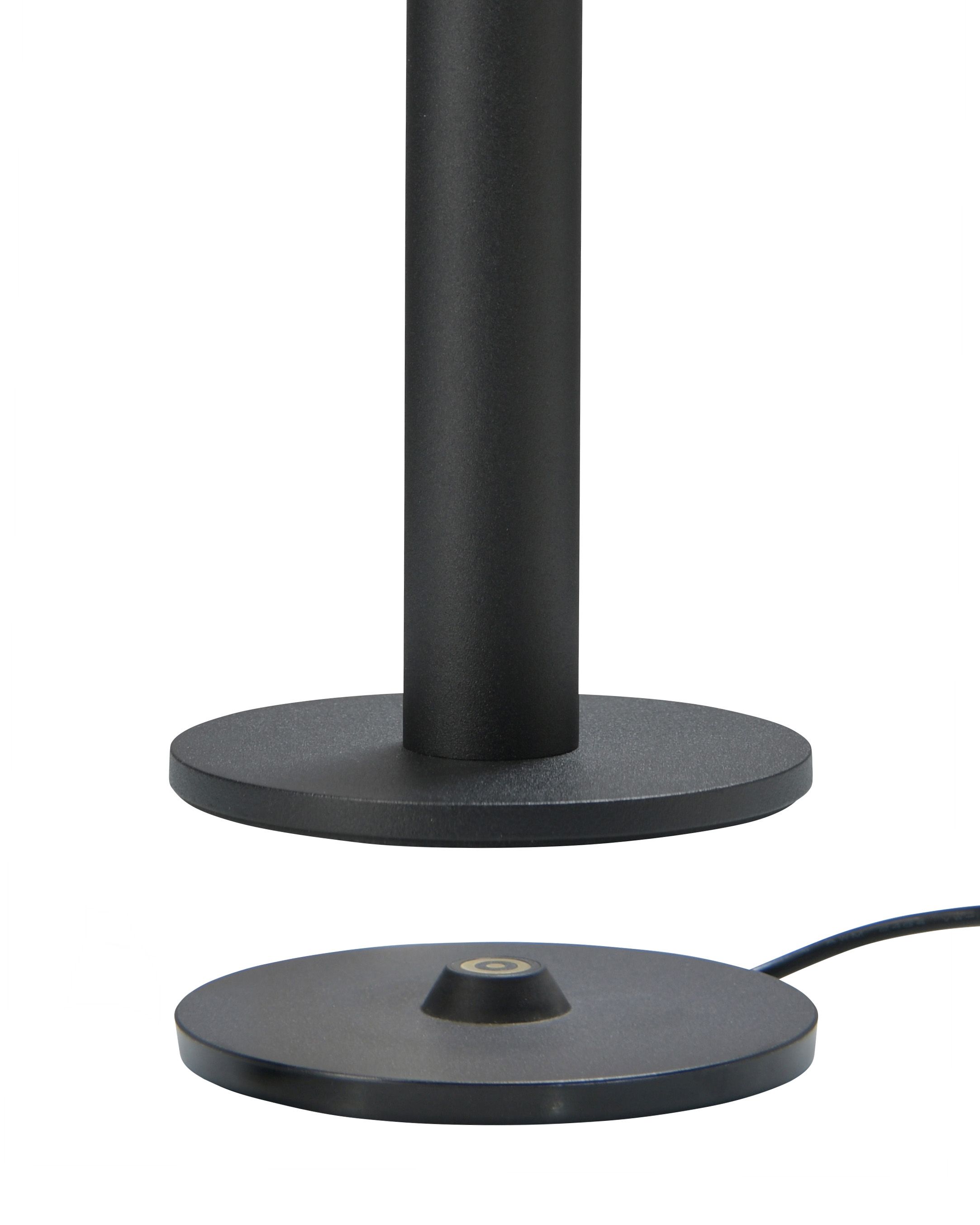 Sompex Tubo LED buiten tafellamp | oplaadbaar (accu) | Dimbaar | zwart | waterdicht IP54