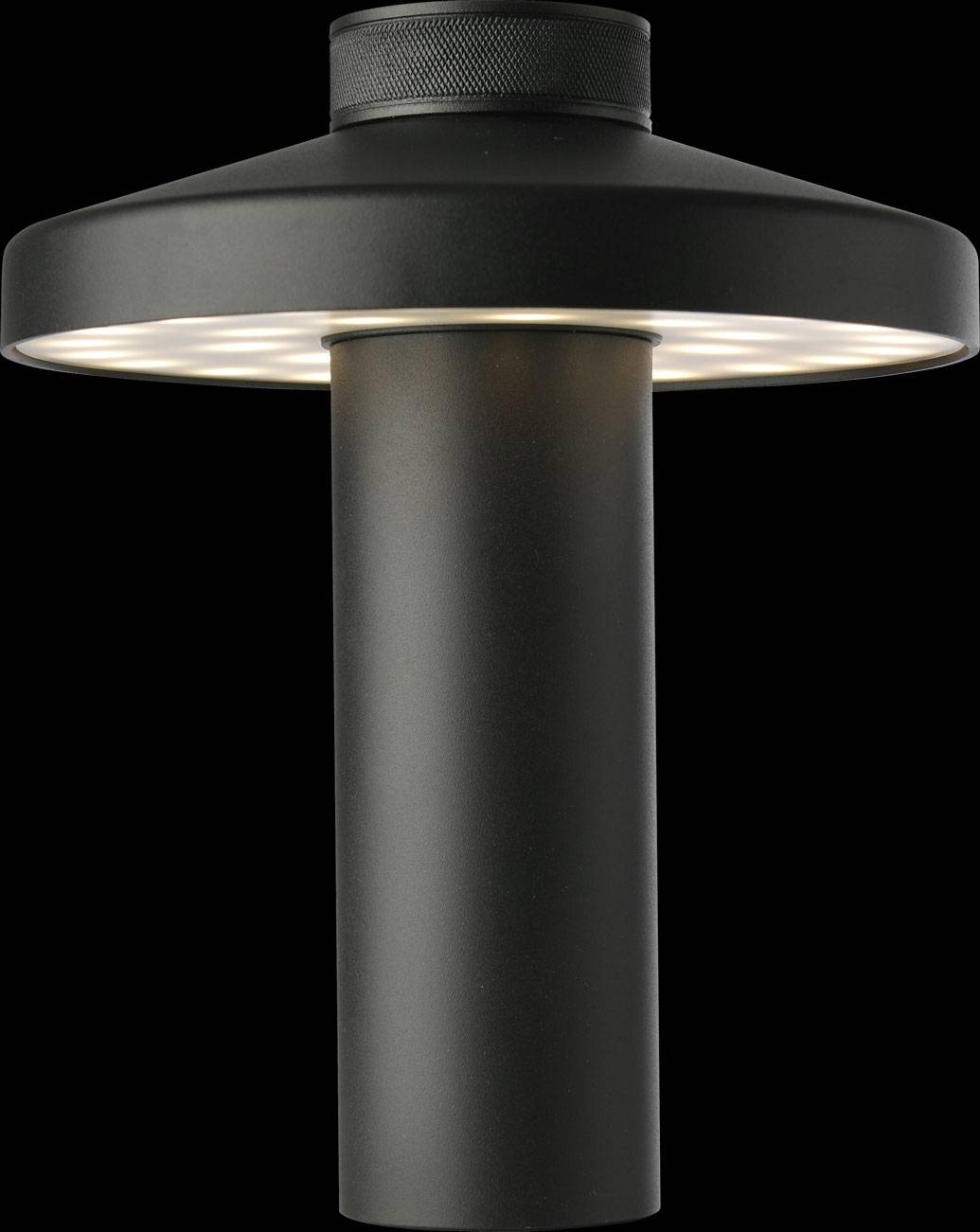 Newdes Turn LED buiten tafellamp | oplaadbaar (accu) | Aluminium | Dimbaar | zwart | waterdicht IP54