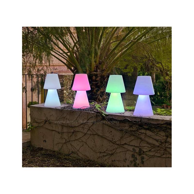 NewGarden Lola cm Wireless Multicolor buitenverlichting staande lamp wit kunststof