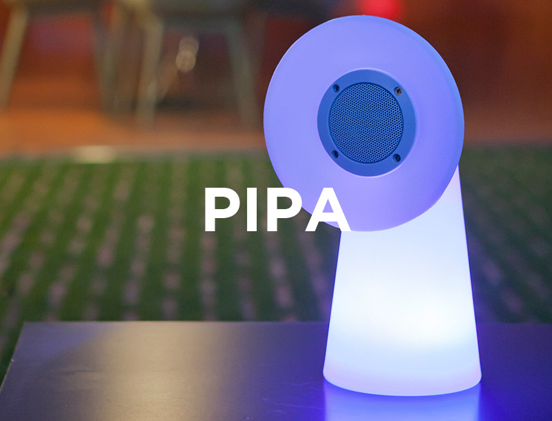 NewGarden Pipa LED multicolor, wireless en Bluetooth speaker