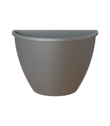 Muur bloembak Algarve Wall Pot 30x16,5x23,5 cm antraciet