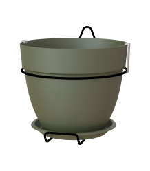 Artevasi Capri CAMPANA hangbloempot Wall 20 dry green inclusief wandhouder