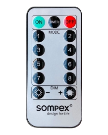 Sompex afstandsbediening voor sompex kerstboom en kerstbal