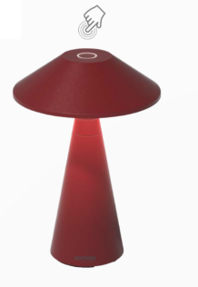 Sompex Move LED buiten tafellamp | oplaadbaar (accu) | Aluminium | Dimbaar | rood | waterdicht IP65