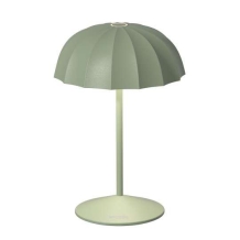 Sompex Ombrellino acculamp LED buiten tafellamp | oplaadbaar (accu) | Aluminium | Dimbaar | Groen | waterdicht IP54