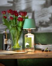 Sompex TOP LED buiten tafellamp | oplaadbaar (accu) | Kunststof | Dimbaar | olijf groen | waterdicht IP44