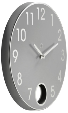 Binnen wandklok Brussels slingerklok  Wit Ø 38 cm made by Sompex Clocks
