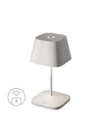 Villeroy & Boch Neapel RC LED buiten tafellamp | oplaadbaar (accu) | Aluminium | Dimbaar | wit | waterdicht IP65 |