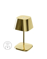 Villeroy & Boch Neapel RC LED buiten tafellamp | oplaadbaar (accu) | Aluminium | Dimbaar | goud | waterdicht IP65 |