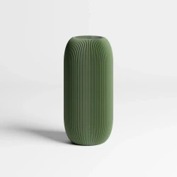 Deniss Maass Vaas  Pille – S (16 × 8 cm) kunststof olijf groen