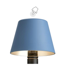 Sompex TOP LED buiten tafellamp | oplaadbaar (accu) | Kunststof | Dimbaar | blauw | waterdicht IP44