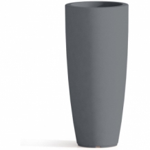 Monacis Buiten Bloempot  Ø33xH70 cm Stilo Round mat Grijs
