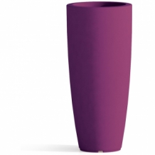 Monacis Buiten Bloempot  Ø33xH70 cm Stilo Round mat Paars