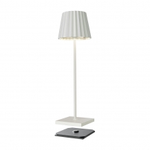 Sompex Troll 2.0 LED buiten tafellamp | oplaadbaar (accu) | Aluminium | Dimbaar | wit | waterdicht IP54