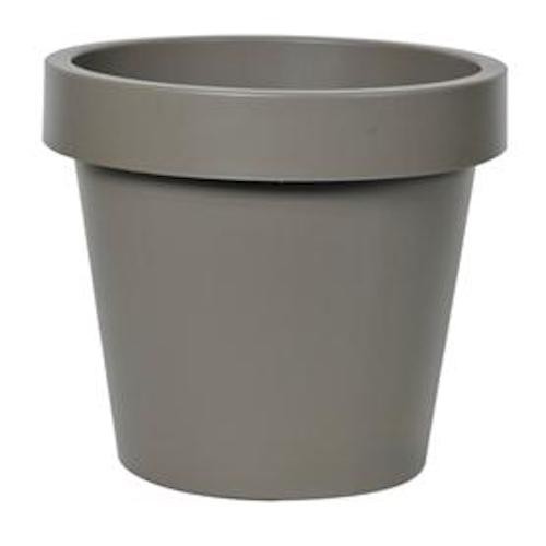 Buiten Bloempot Linea Iris Ø25xh22 cm Taupe