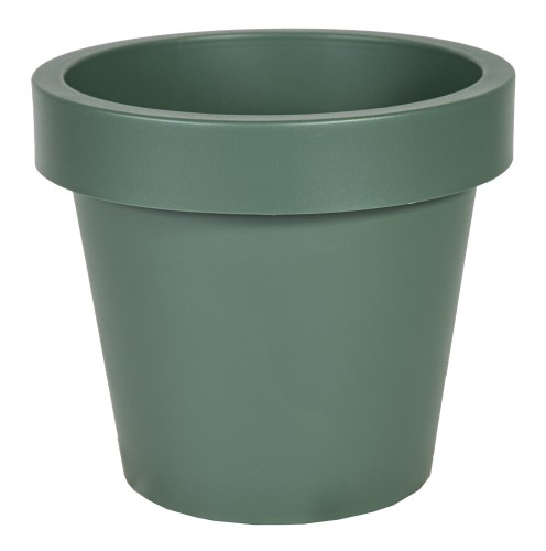 Buiten Bloempot Linea Iris Ø30xh27 cm Cypress Groen