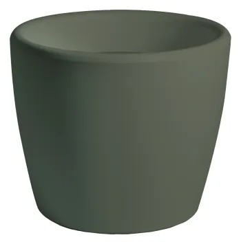 Buiten bloempot Essence rond 45xh39,5 cm Boule Pot olive green kunststof