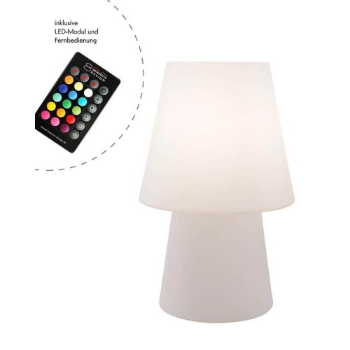 8 Seasons Design Nr.1 Wit 60 cm RGB LED buitenverlichting staande lamp