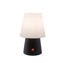 8 Seasons Design Nr.1 antraciet 30 cm tafellamp LED draadloos oplaadbaar buitenverlichting staande lamp