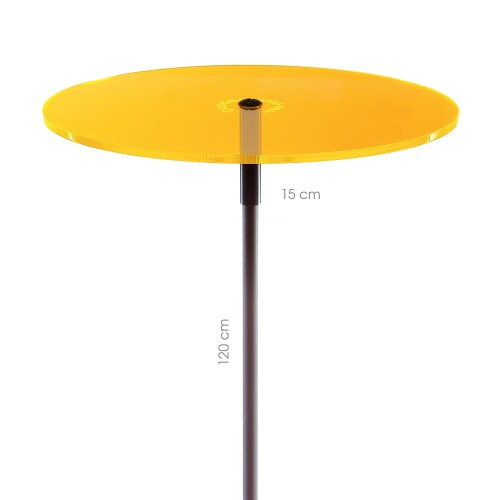 Cazador-del-sol - Het origineel | zonnevanger geel | diameter 15 cm | hoogte 120 cm