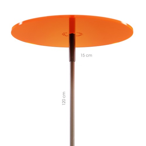 Cazador-del-sol - Het origineel | zonnevanger oranje | diameter 15 cm | hoogte 120 cm