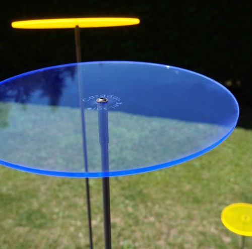 Cazador-del-sol - Het origineel | zonnevanger blauw | diameter 15 cm | hoogte 120 cm