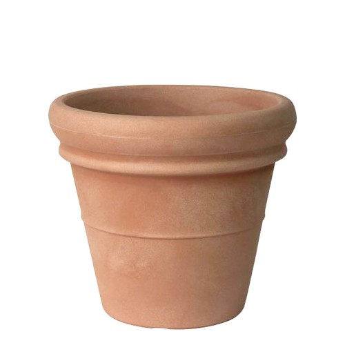Buitenbloempot Euro3Plast Doppio Bordo Ø51-H44cm terra kunststof