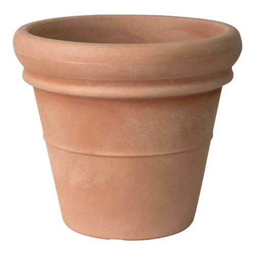 Buitenbloempot Euro3Plast Doppio Bordo Ø77-H61cm terra kunststof