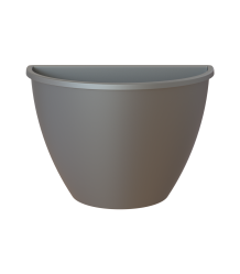 Muur bloembak Algarve Wall Pot 30x16,5x23,5 cm antraciet