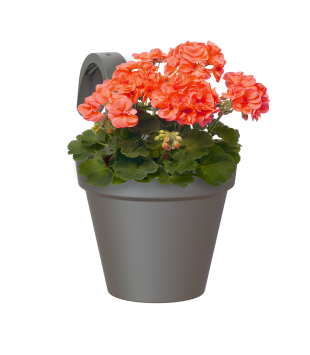 Artevasi Capri Balcony Single hangbloempot 20 cm antraciet