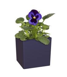 Bloempot Oslo 30,5x30,5x30,5 cm Glossy blauw (indigo)