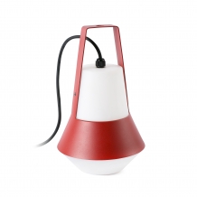 Faro CAT portable wandlamp/hanglamp rood