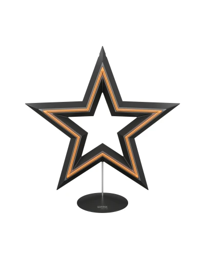 Sompex Freestar |oplaadbare (accu) ster LED hang/staande  lamp | 30 cm | zwart |