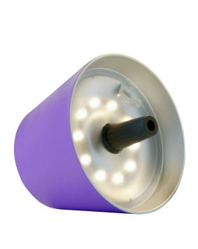 Sompex TOP LED buiten tafellamp |RBG multicolor  |oplaadbaar (accu) | Kunststof | Dimbaar | paars | waterdicht IP44