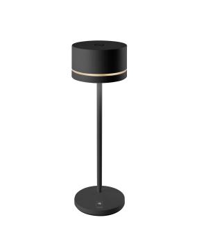Leonardo Monza LED buiten tafellamp | oplaadbaar (accu) | Aluminium | Dimbaar | zwart | waterdicht IP54