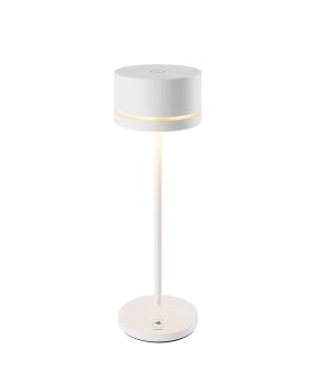 Leonardo Monza LED buiten tafellamp | oplaadbaar (accu) | Aluminium | Dimbaar | wit | waterdicht IP54