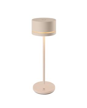 Leonardo Monza LED buiten tafellamp | oplaadbaar (accu) | Aluminium | Dimbaar | zand | waterdicht IP54