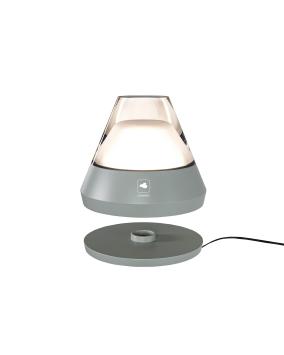 Salerno RGB LED (multi color) buiten tafellamp | oplaadbaar (accu) | Aluminium | Dimbaar | grijs | waterdicht IP54