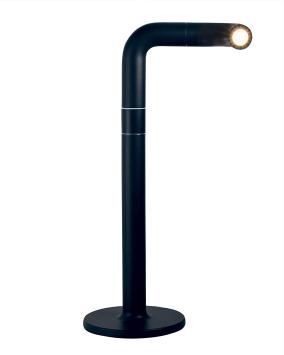 Newdes Pipe LED buiten tafellamp (by Sompex) oplaadbaar (accu) | Aluminium | Dimbaar | zwart | waterdicht IP54
