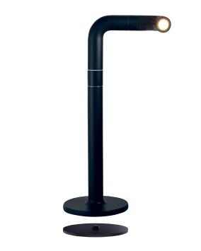 Newdes Pipe LED buiten tafellamp (by Sompex) oplaadbaar (accu) | Aluminium | Dimbaar | zwart | waterdicht IP54
